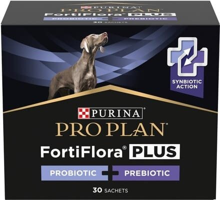 Корм додатковий Purina Pro Plan FortiFlora Plus пробіотик + пребіотик для дорослих собак та цуценят порошок по 2 г №30 в саше