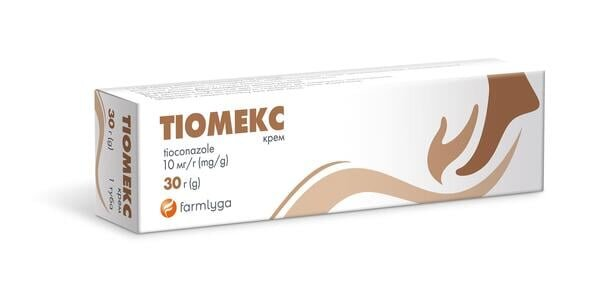 Тіомекс крем 10 мг/г по 30 г у тубах