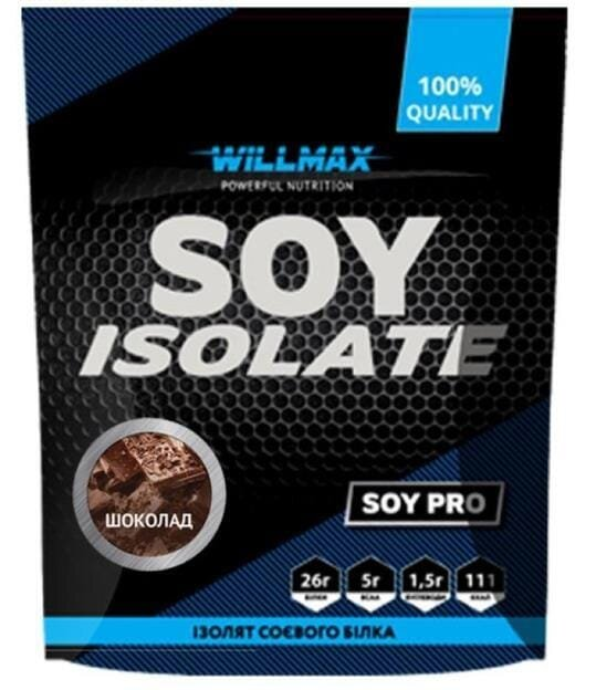 Ізолят соєвого протеїну Willmax Soy Isolate, шоколад, 900 г