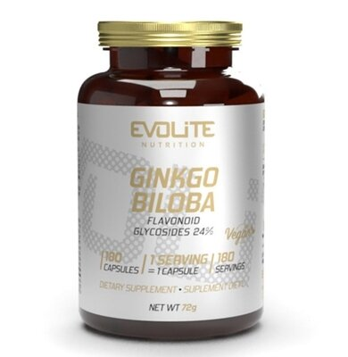 Гінкго білоба Evolite Nutrition Ginkgo Biloba, 180 капсул