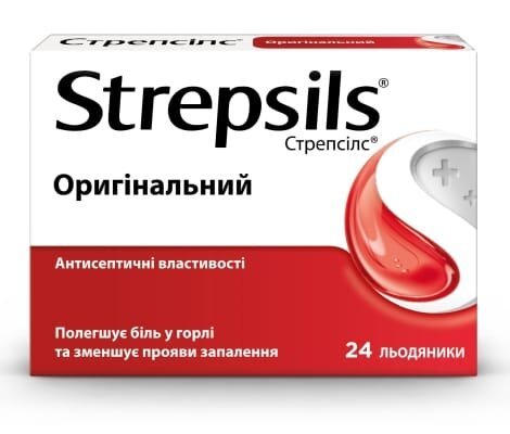 Стрепсілс оригінальний льодяники №24 (12х2)