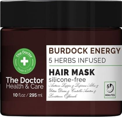 Маска для волосся The Doctor Health & Care Енергія Лопуха 5 трав, 295 мл