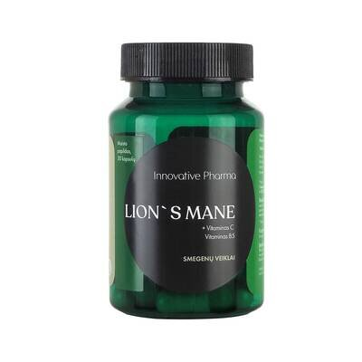 Гриб Їжовик та Вітамін С Innovative Pharma Lion's mane+Vitamin C капсули №30