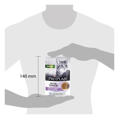 Корм вологий для стерилізованих кішок від 7 років Purina Pro Plan Nutrisavour Sterilised з індичкою, 85 г