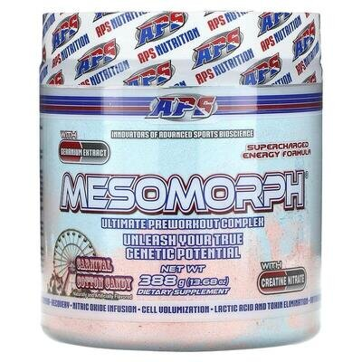 Передтренувальний комплекс APS Nutrition Mesomorph карнавальна вата, 388 г