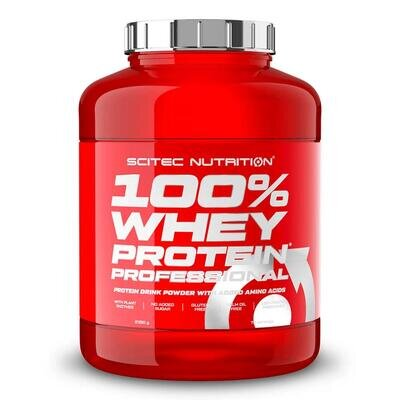 Протеїн Scitec Nutrition 100% Whey Protein Prof, лимонний чізкейк, 2350 г