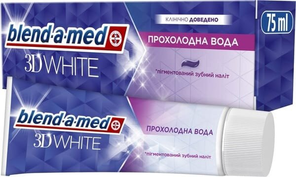 Зубна паста Blend-a-med 3D White Прохолода води, 75 мл