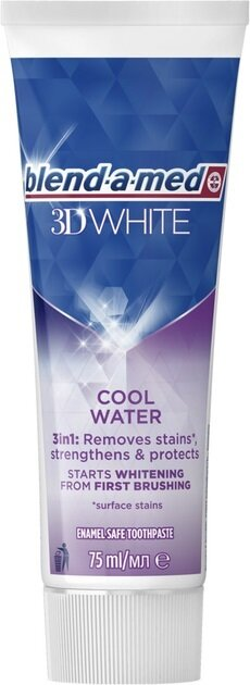 Зубна паста Blend-a-med 3D White Прохолода води, 75 мл