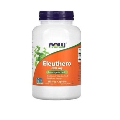 Елеутерокок NOW Eleuthero 500 мг вег. капсули №250