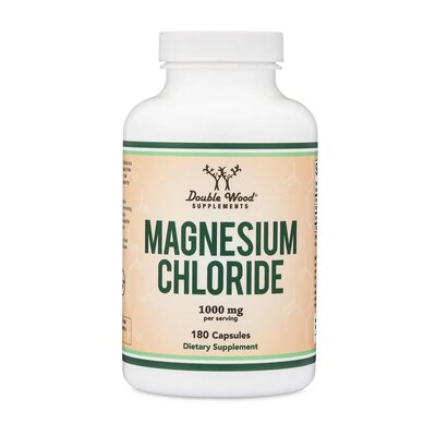 Магній Хлорид Double Wood Magnesium Chloride 1000 mg, 180 капсул