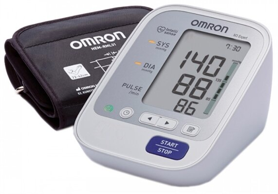 Тонометр Omron M3 Expert HEM-7132-ALRU автоматичний з мережевим адаптером