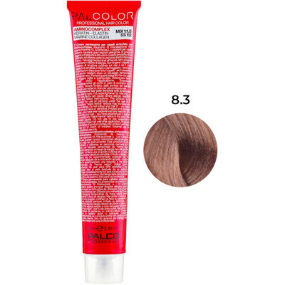 Крем-фарба для волосся Palco Professional Color № 8.3 блонд світлий золото, 100 мл