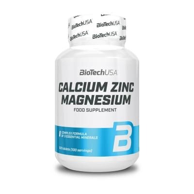 Вітаміни Biotech Calcium Zinc Magnesium, 100 таблеток