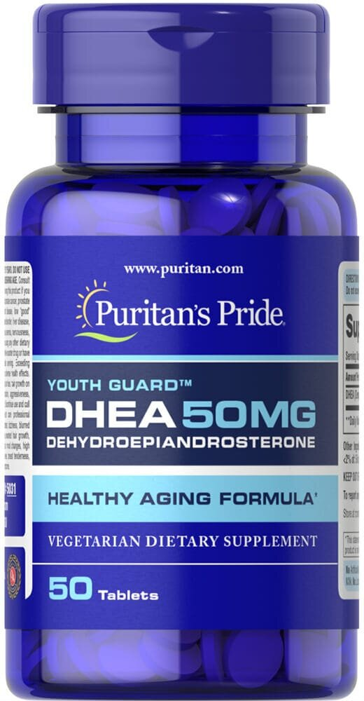 ДГЕА Puritan's Pride DHEA 50 мг, 50 таблеток