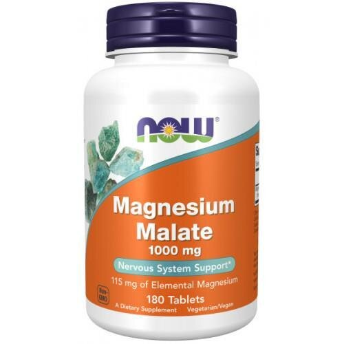 Магній малат NOW Magnesium Malate таблетки №180