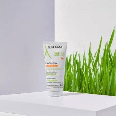 Бальзам для обличчя та тіла A-Derma Exomega Control пом'якшувальний зволожуючий, 200 мл