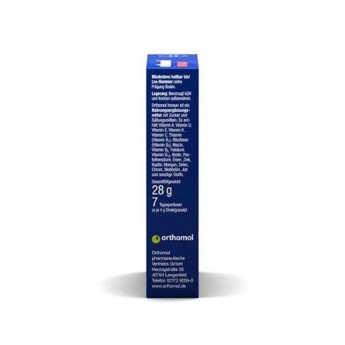 Ортомол Immun гранули зі смаком ментолу і малини, курс 7 днів