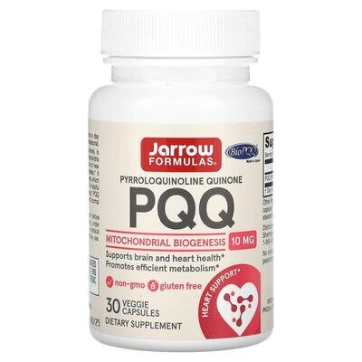 Пірролохінолінхінон Jarrow Formulas PQQ 10 мг, 30 капсул