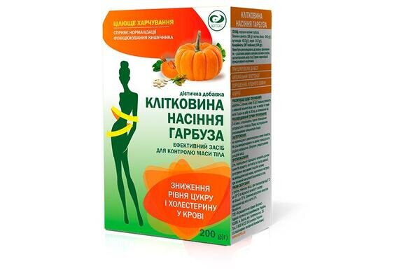 Клітковина насіння гарбуза Цілюще харчування, 200 г