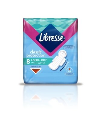 Прокладки гігієнічні Libresse Classic Protection Long, 8 шт
