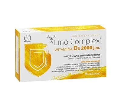 Вітамін D3 Lino Complex капсули по 2000 МО №60