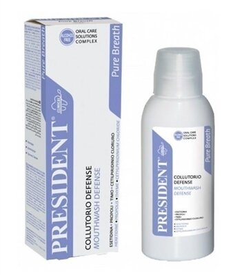 Ополіскувач для порожнини рота President Clinical Defense, 250 мл