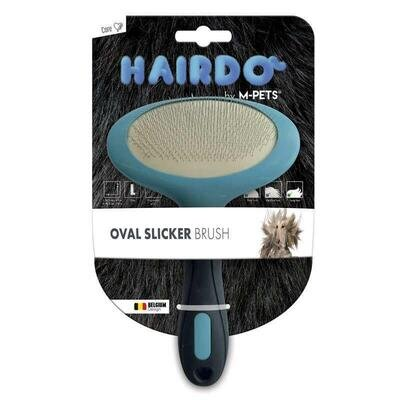 Щітка-пуходерка M-Pets Hairdo Oval Slicker Brush овальна для догляду за шерстю собак, розмір L