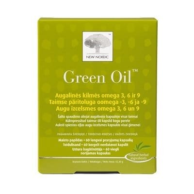 Омега 3-6-9 New Nordic Green Oil рослинного походження капсули №60