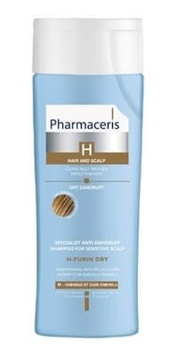 Шампунь Pharmaceris H H-Purin спеціалізований від лупи для чутливої шкіри, суха лупа, 250 мл