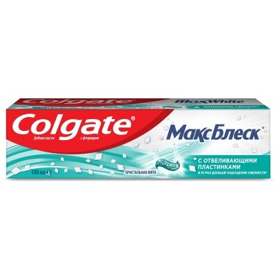 Зубна паста Colgate Макс Блиск Кришталева м'ята, 100 мл