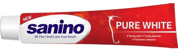Зубна паста Sanino Pure White Відбілююча, 50 мл