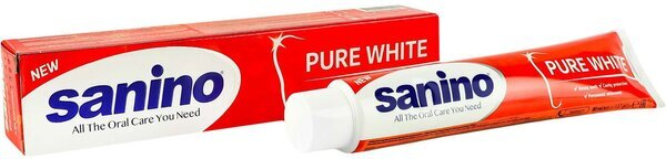 Зубна паста Sanino Pure White Відбілююча, 50 мл
