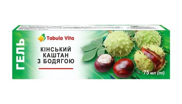 Гель Табула Віта Кінський каштан з бодягою, 75 мл