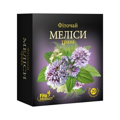 Фіточай Фітопродукт Меліси трава по 1,5 г №20 у філ.-пак.