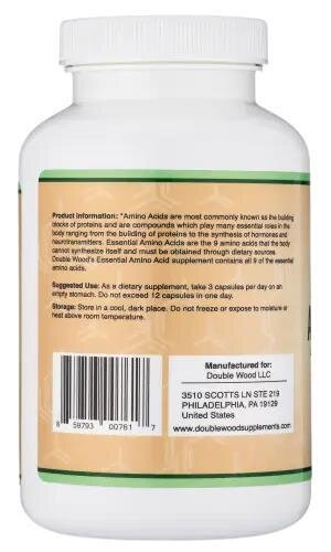 Добавка незамінних амінокислот Double Wood Essential Amino Acids, 225 капсул