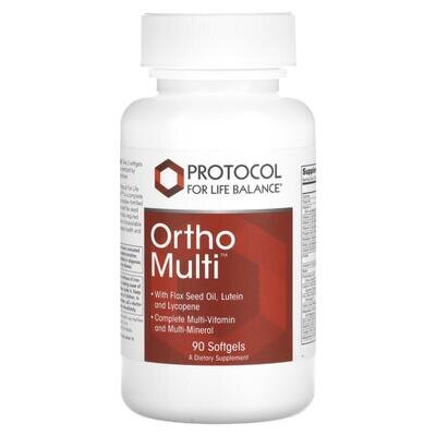 Вітамінно-мінеральний комплекс Protocol for Life Balance Ortho Multi, 90 капсул