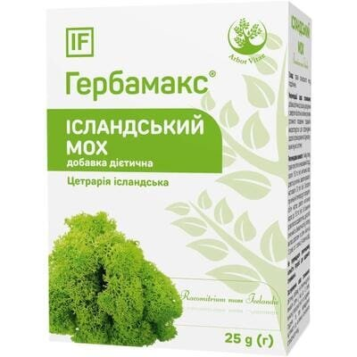 Ісландський мох Herbamax, 25 г