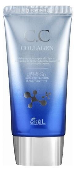 Крем для обличчя Ekel Collagen СС Cream SPF50+/PA+++ з колагеном, 50 мл