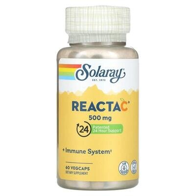 Вітамін С комплекс Solaray Reacta-C 500 мг, 60 капсул