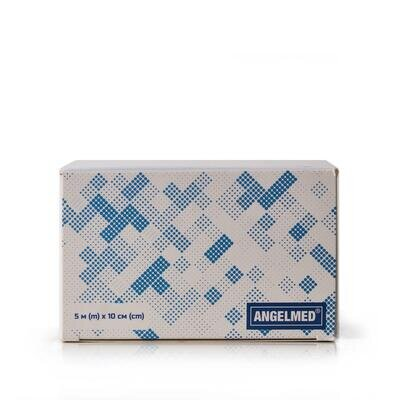 Пластир медичний Angelmed Пластфікс хірургічний, еластичний на нетканій основі 5 м х 10 см, 1 штука