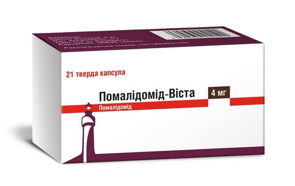 Помалідомід-Віста капсули тв. по 4 мг №21 (7х3)