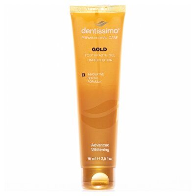 Зубна паста Dentissimo Gold Advanced Whitening відбілююча, 75 мл