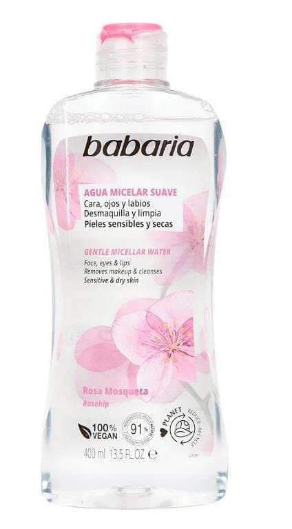 Міцелярна вода для зняття макіяжу Babaria Шипшина, 400 мл