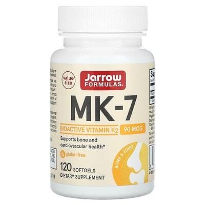 Вітамін К2 МК-7 Jarrow Formulas Vitamin K2 90 мкг, 120 капсул