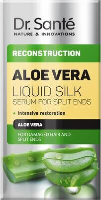 Рідкий шовк Dr.Sante Aloe Vera для посічених кінчиків волосся, 30 мл