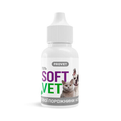 Гель ProVET SoftVet для гігієни ротової порожнини у собак і котів, 15 мл