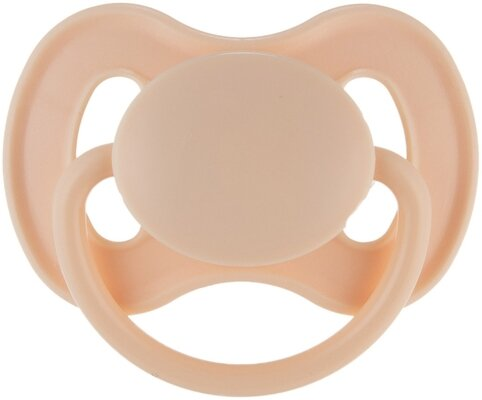 Пустушка латексна Canpol Babies 23/223_cre кругла 0-6 місяців, 1 шт