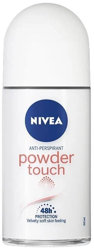 Дезодорант-антиперспірант кульковий Nivea Powder Touch Ефект Пудри 72h (82280), 50 мл