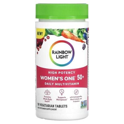 Мультивітаміни для жінок Rainbow Light Women's One 50+, 90 таблеток