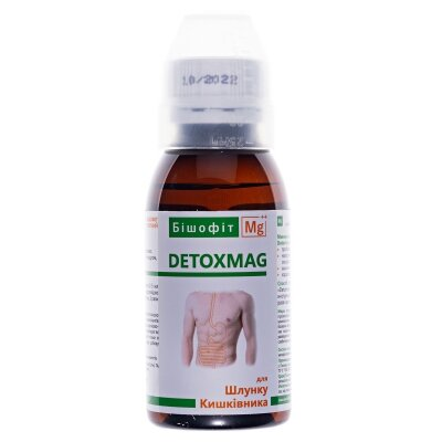 Бішофіт питний DetoxMag розчин по 100 мл у флак.